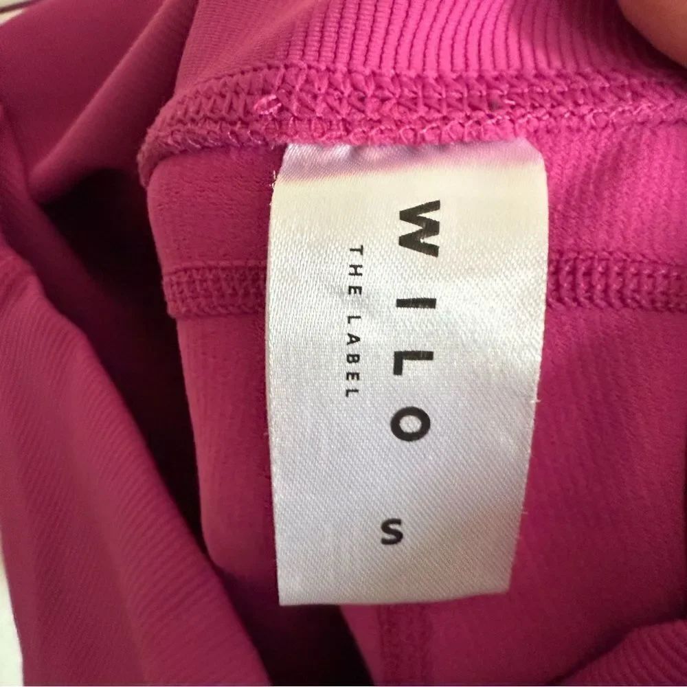 Wilo The Label Ribbed Ruched High Rise Leggings Size Small - Picture 3 of 4
